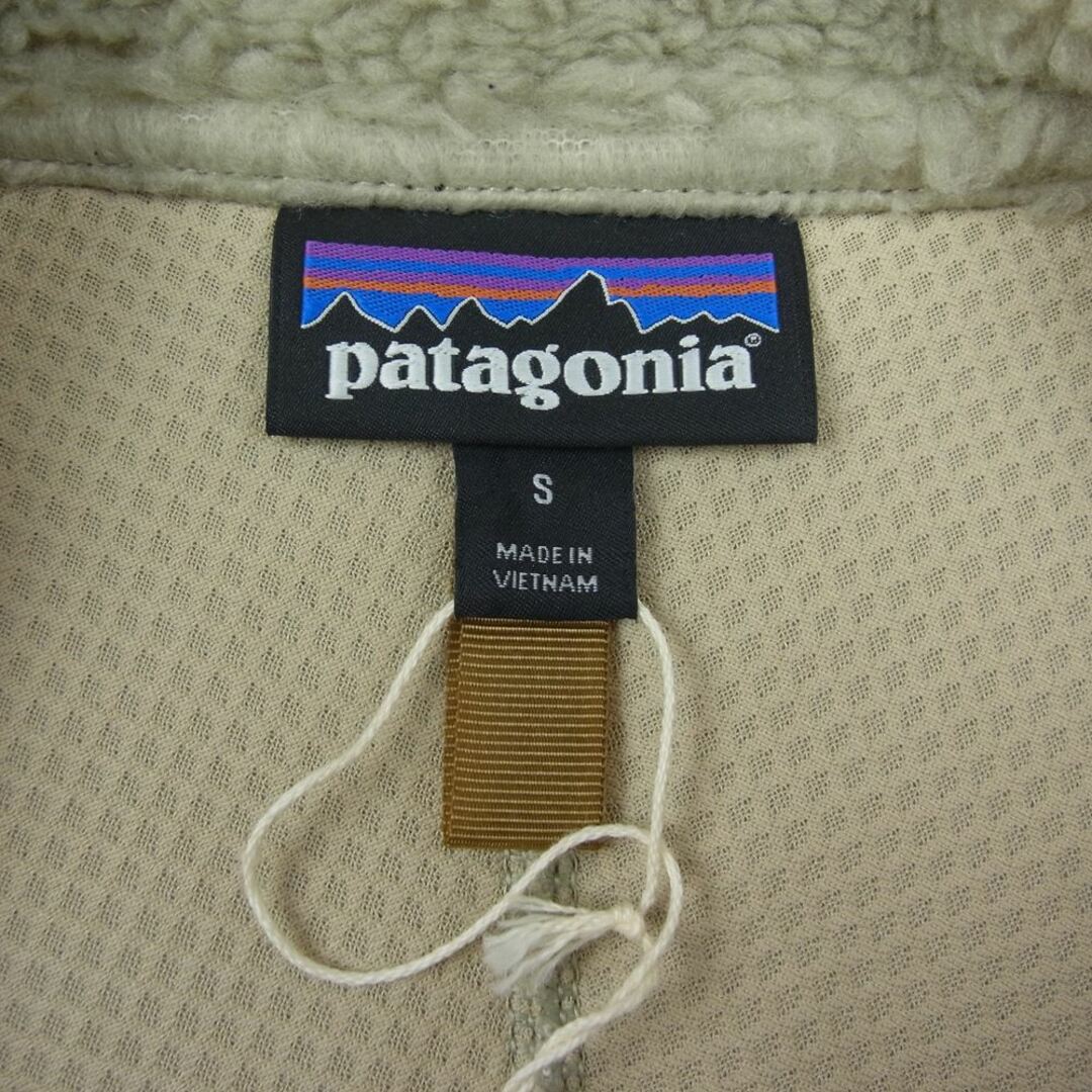 patagonia(パタゴニア)のpatagonia パタゴニア 21AW 23056 Classic Retro X Jacket クラシック レトロ ボア フリース ジャケット ベージュ系 S【極上美品】【中古】 メンズのジャケット/アウター(その他)の商品写真