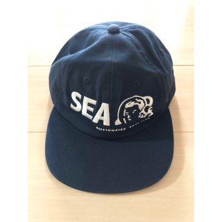 ウィンダンシー(WIND AND SEA)のウィンダンシー　ビリオネアボーイズクラブ　STRAPBACK HAT　ネイビー(キャップ)