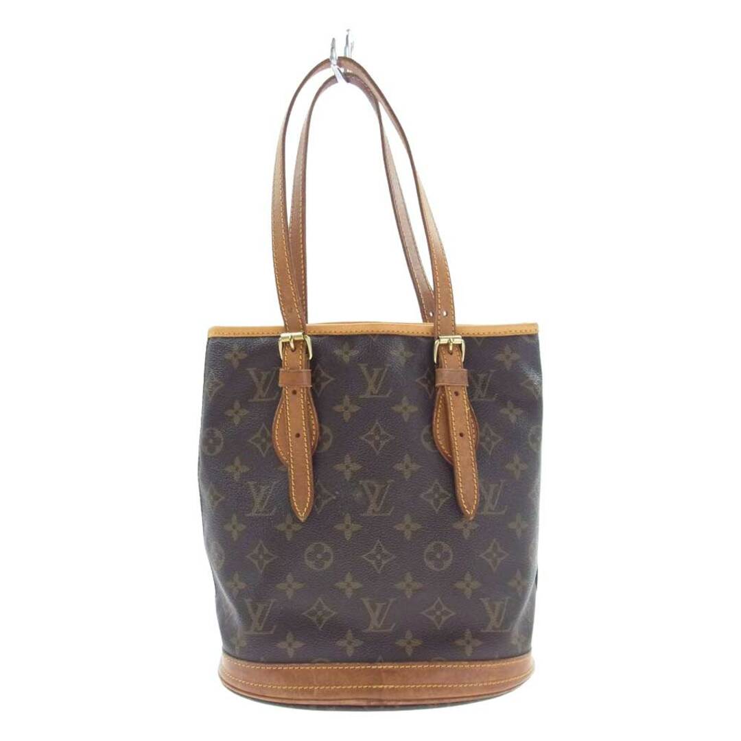 LOUIS VUITTON ルイ・ヴィトン ショルダーバッグ M42238 モノグラム プチ バケット PM ショルダー バック ブラウン系