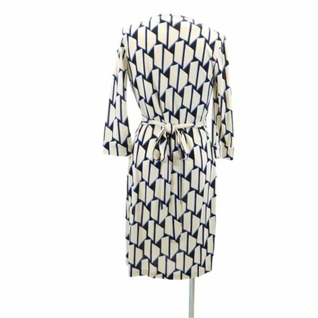 【新品未使用】DIANE von FURSTENBERG 総柄ワンピース シルク