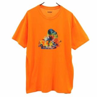 エクストララージ(XLARGE)のエクストララージ ロゴプリント 半袖 Tシャツ L オレンジ系 XLARGE メンズ 【中古】  【230610】 メール便可(Tシャツ/カットソー(半袖/袖なし))