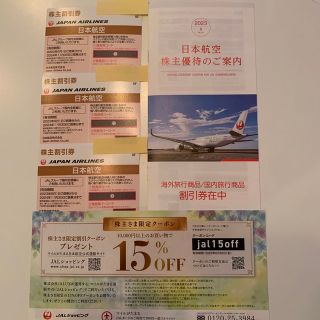 ジャル(ニホンコウクウ)(JAL(日本航空))のJAL 株主割引券　3枚　2023年6月1日から2024年11月30日(その他)