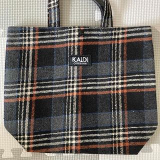 カルディ(KALDI)のカルディ KALDI winter bag チェック トートバッグ(トートバッグ)