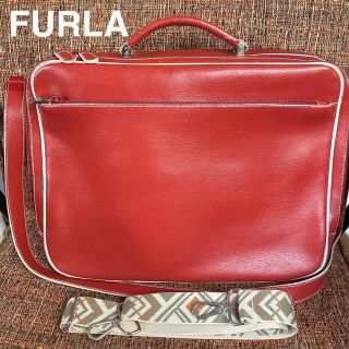 フルラ(Furla)の【ビンテージ】フルラ FURLA 本革 2way バック  ビンテージ鞄(ショルダーバッグ)