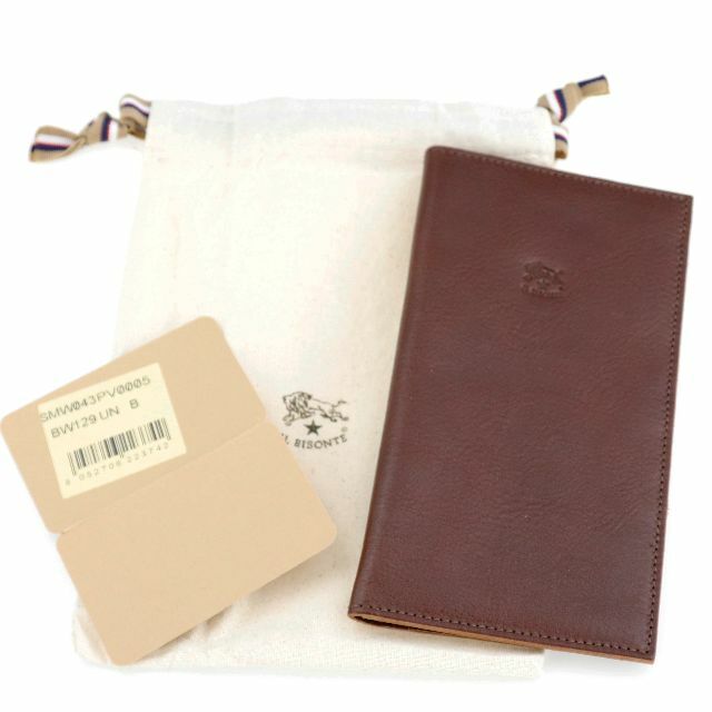 IL BISONTE/イルビゾンテ　二つ折り長財布　ブラウン