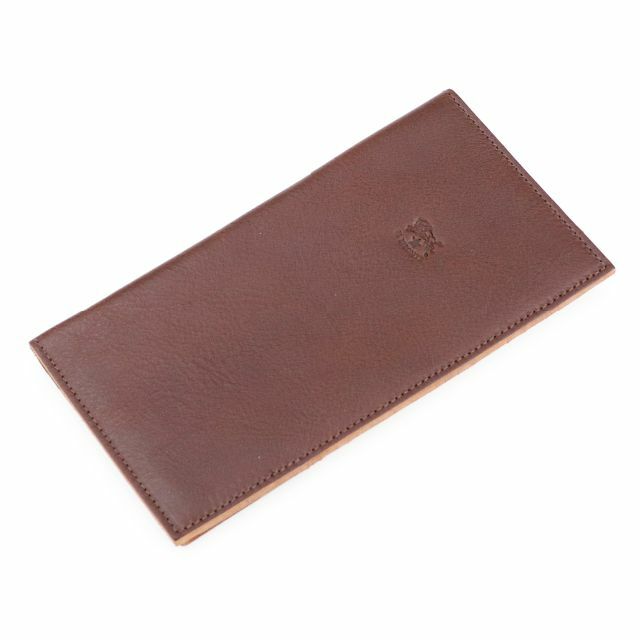 IL BISONTE/イルビゾンテ　二つ折り長財布　ブラウン