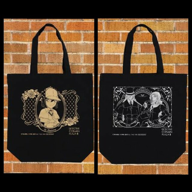 名探偵コナン - 名探偵コナンプラザ 非売品 BLACKトートバッグ 名探偵コナン - 名探偵コナンプラザ 非売品 BLACKトートバッグ
