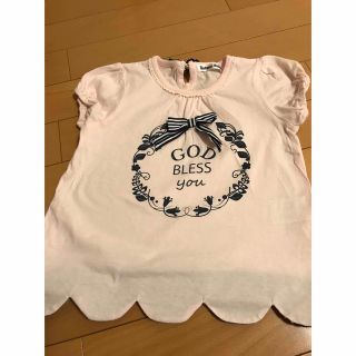 女の子110 ライトピンク　Tシャツ(Tシャツ/カットソー)