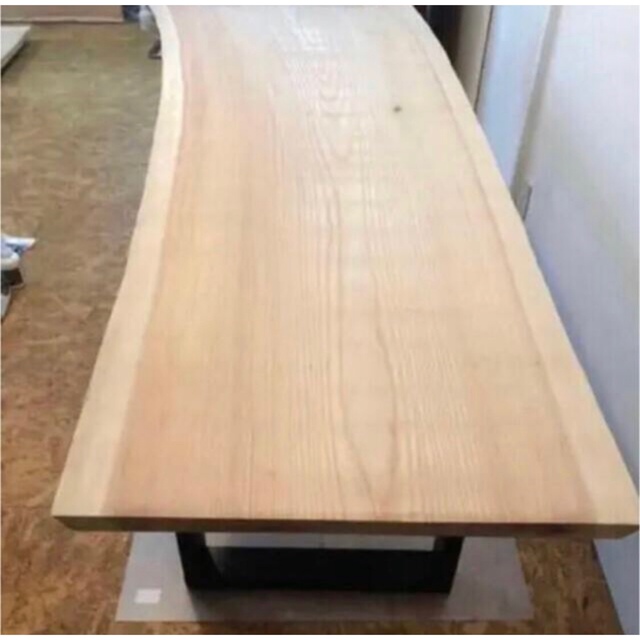 激安 高級 極上木目 W220サイズ 無垢 一枚板ダイニングテーブル 送料込み