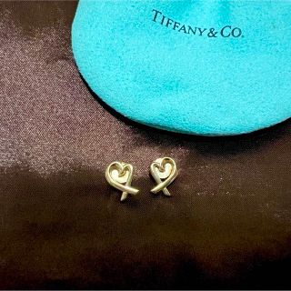 Tiffany & Co. - ティファニー ラビングハート K18YGピアスの通販 by
