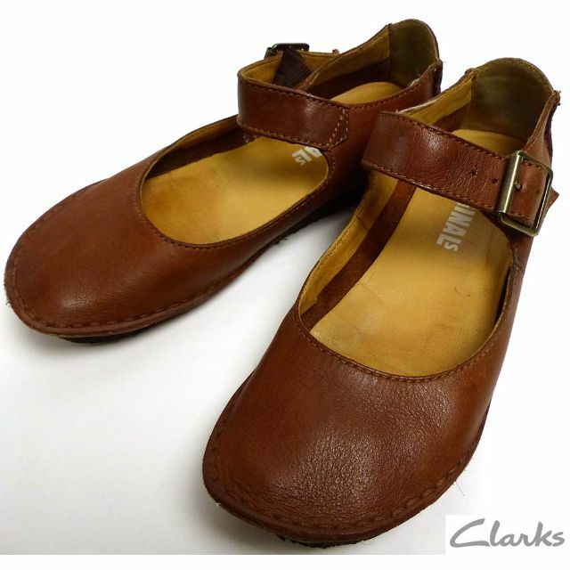 Clarks / クラークス ストラップ  フラットシューズ　UK5D