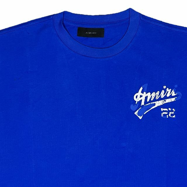 AMIRI アミリ 22 JERSEY Tシャツ ブルー L57cm袖丈