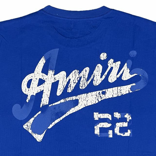 AMIRI アミリ 22 JERSEY Tシャツ ブルー L57cm袖丈