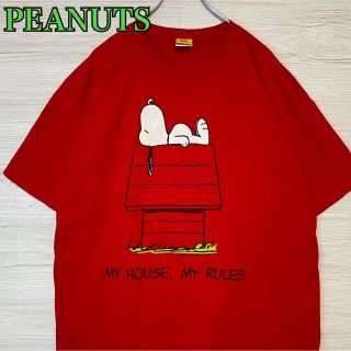 ピーナッツ(PEANUTS)の【入手困難】ピーナッツ　スヌーピー　Tシャツ　XLサイズ　一点物　ゆったり(Tシャツ/カットソー(半袖/袖なし))