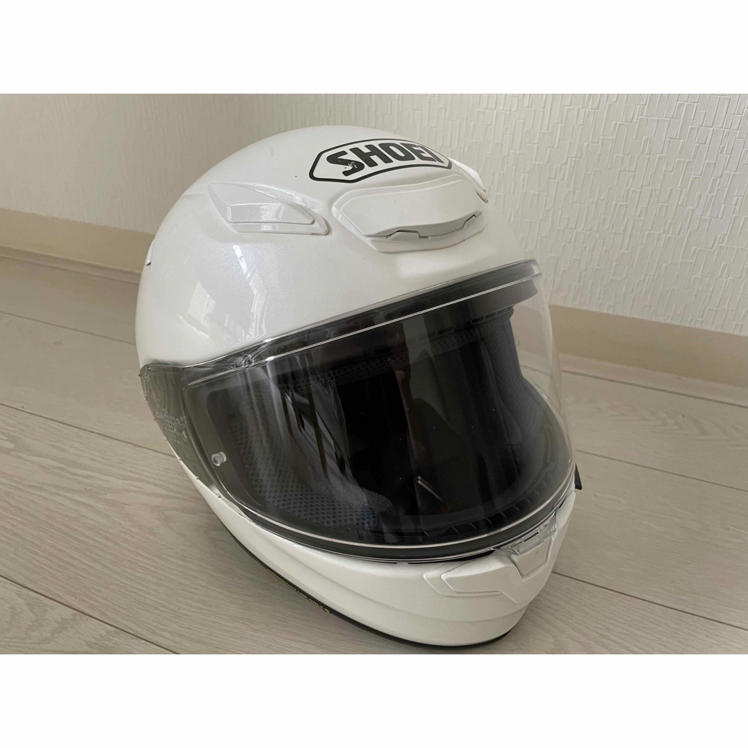 SHOEI Z-8 白 バイク ヘルメット Mサイズ 自動車/バイクのバイク(ヘルメット/シールド)の商品写真