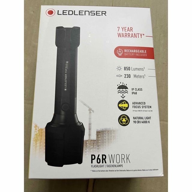 ＬＥＤＬＥＮＳＥＲ Ｐ６Ｒ Ｗｏｒｋ [502186] スポーツ/アウトドアのアウトドア(ライト/ランタン)の商品写真