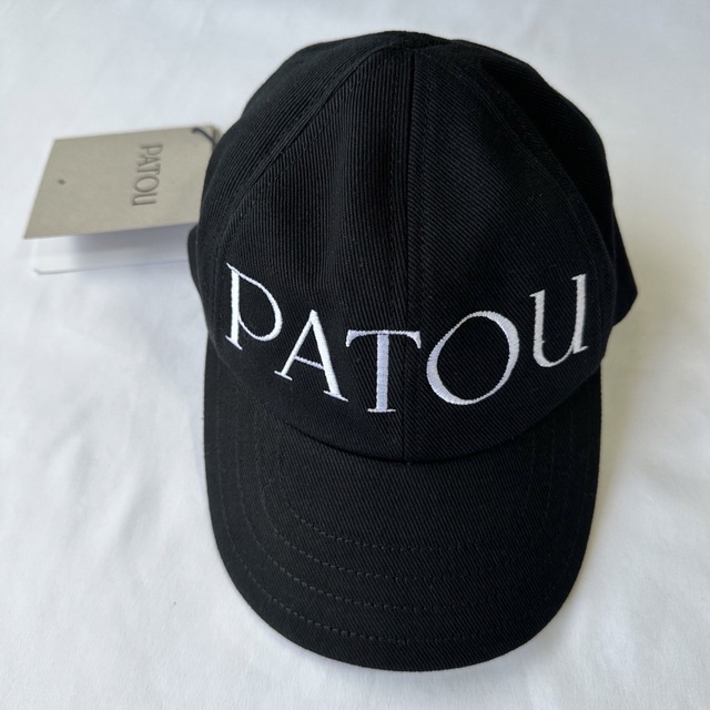 PATOU(パトゥ)の【新品未着用 】Patouコットン パトゥ キャップ 帽子 ブラックXS/S レディースの帽子(キャップ)の商品写真