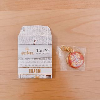 タリーズコーヒー(TULLY'S COFFEE)のタリーズ　ハリポタ　チャーム　グリフィンドール(ノベルティグッズ)