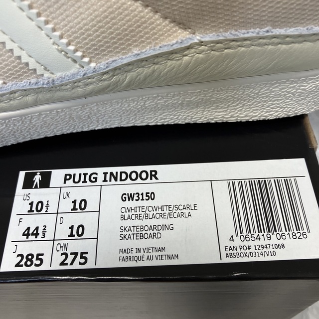 送料無料 新品 adidas スケートボーディングPUIG INDOOR28.5