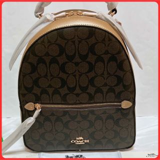 コーチ(COACH)のフォロー割り適応 コーチ C1805 リュック  ブラウン/ゴールド(リュック/バックパック)