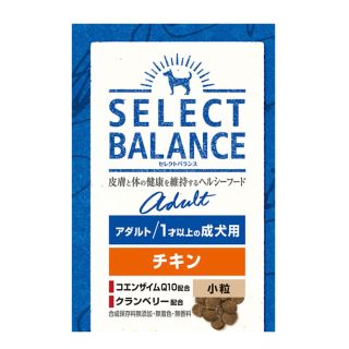 セレクト(SELECT)のセレクトバランス　アダルト　チキン　小粒 1歳以上の成犬用18.1kg(ペットフード)