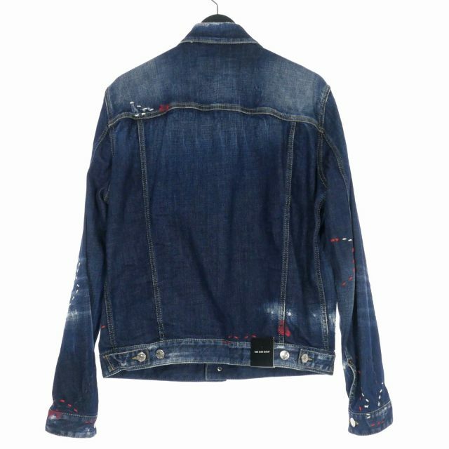 ディースクエアード DSQUARED2 デニムジャケット 48 ネイビーブルー-