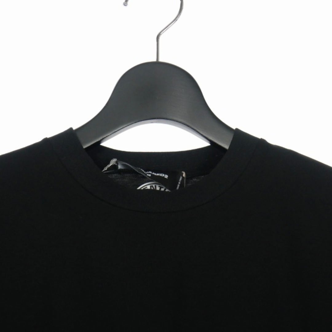 ディースクエアード ワンポイント ロゴ Tシャツ レイヤード M ブラック
