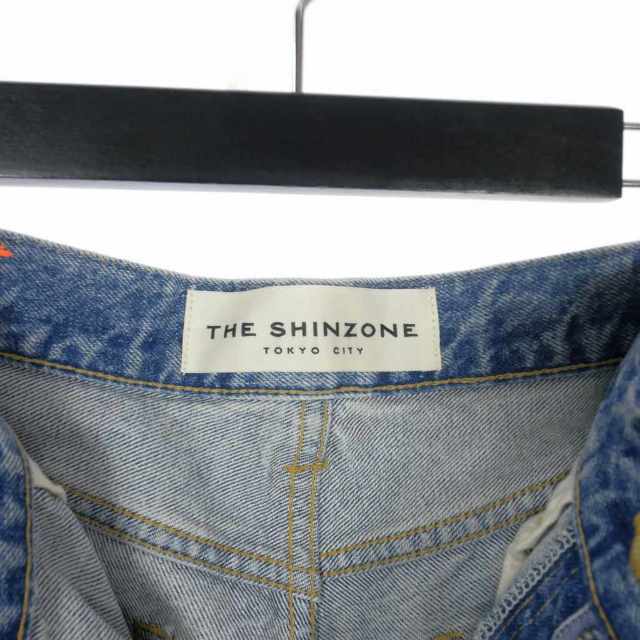 ザ シンゾーン THE SINEZONE キャロット デニム 36 ブルー - デニム