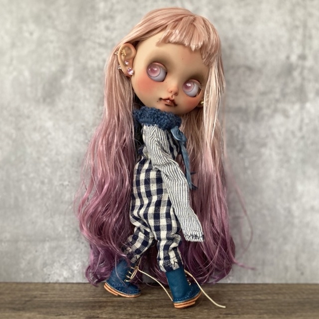 necoma doll】くすみピンクヘアカラーのタン肌ちゃん - おもちゃ/人形