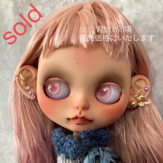 necoma doll】くすみピンク×パープルヘアカラーのタン肌ちゃんの通販