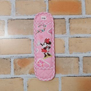 206）ミニーマウス　ディズニー　水筒紐カバー　水筒肩紐カバー　肩カバー　女の子(外出用品)