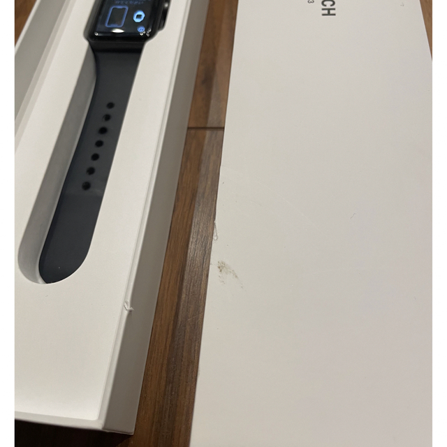 Apple Watch(アップルウォッチ)のApple Watch Series3 38mm Space Gray(GPS) メンズの時計(腕時計(デジタル))の商品写真