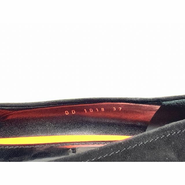 LOUIS VUITTON(ルイヴィトン)のルイヴィトン 37≒23.5cm パンプス サンダル スエード 黒 jtl レディースの靴/シューズ(ハイヒール/パンプス)の商品写真