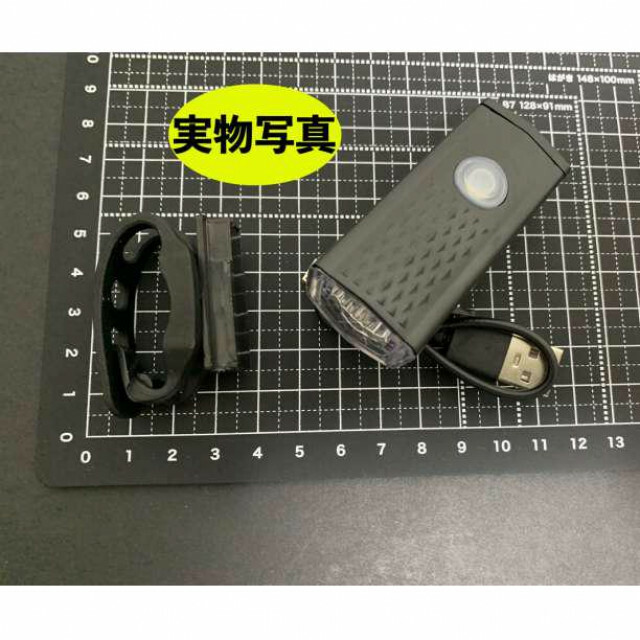 即日出荷 自転車 3段階LED フロントライト 黒 USB充電式 防水 ブラック 自転車 フロントライト 3段階LED 黒 USB充電式 防水 ブラック 黒