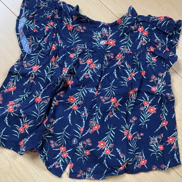 【2点セット】ワンピース・ブラウス90・95 キッズ/ベビー/マタニティのキッズ服女の子用(90cm~)(ワンピース)の商品写真