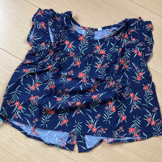 【2点セット】ワンピース・ブラウス90・95 キッズ/ベビー/マタニティのキッズ服女の子用(90cm~)(ワンピース)の商品写真