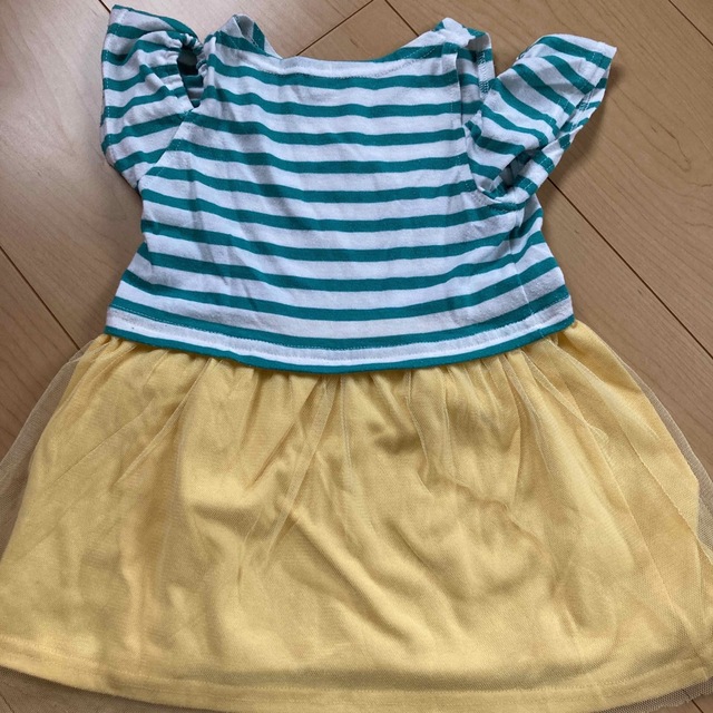 【2点セット】ワンピース・ブラウス90・95 キッズ/ベビー/マタニティのキッズ服女の子用(90cm~)(ワンピース)の商品写真