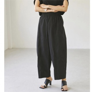 TODAYFUL - todayful washed wide pants 38 ブラック