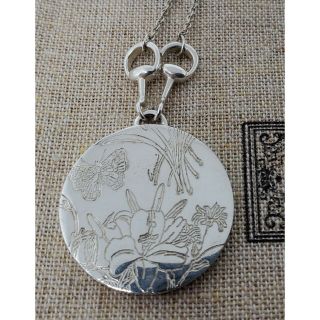 【超レア ヴィンテージ品】オールド GUCCI フローラ コイン ネックレス
