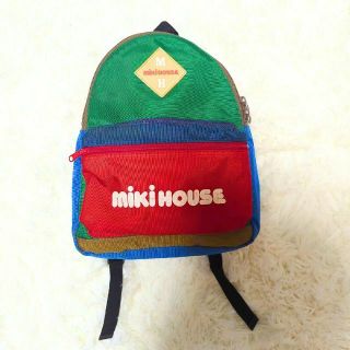 ミキハウス(mikihouse)のミキハウス 子供用リュック マルチカラー　レトロ風 ヴィンテージ(リュックサック)