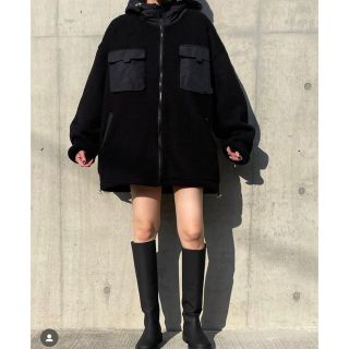 スタイルナンダ(STYLENANDA)の新品 1989購入 マットブラックロングブーツ 24.5 韓国セレクト(ブーツ)