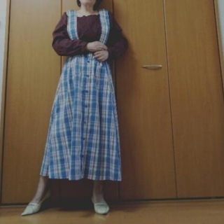 レトロガール(RETRO GIRL)の新品 レトロガール サス付ロングスカート(ロングスカート)
