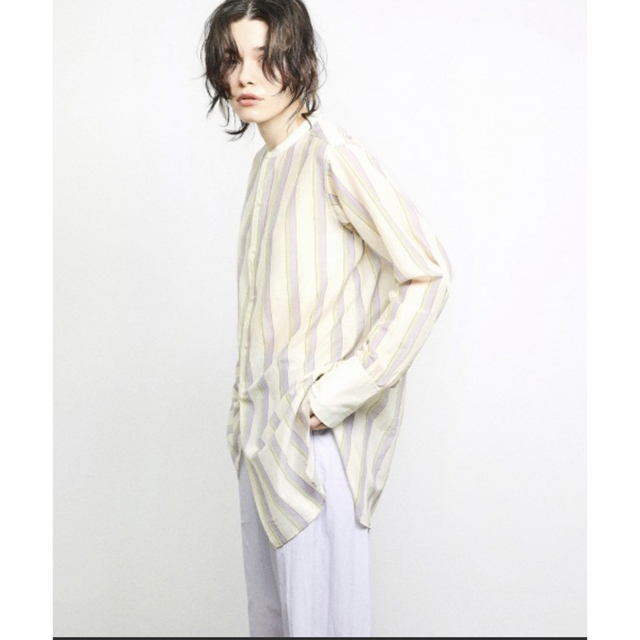 TODAYFUL(トゥデイフル)のtodayful mulch stripe silk shirt レディースのトップス(シャツ/ブラウス(長袖/七分))の商品写真