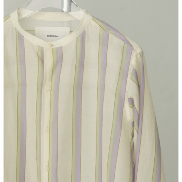 TODAYFUL(トゥデイフル)のtodayful mulch stripe silk shirt レディースのトップス(シャツ/ブラウス(長袖/七分))の商品写真