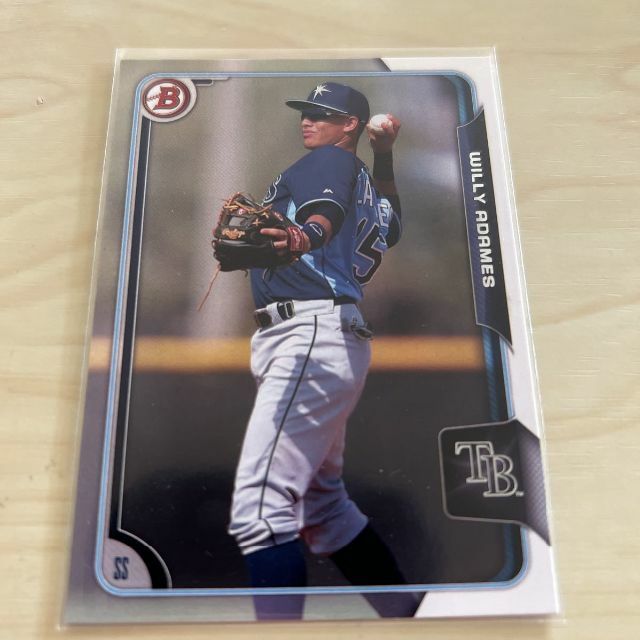MLB 2015 Bowman Forrest Wall.Willy Addam エンタメ/ホビーのトレーディングカード(シングルカード)の商品写真