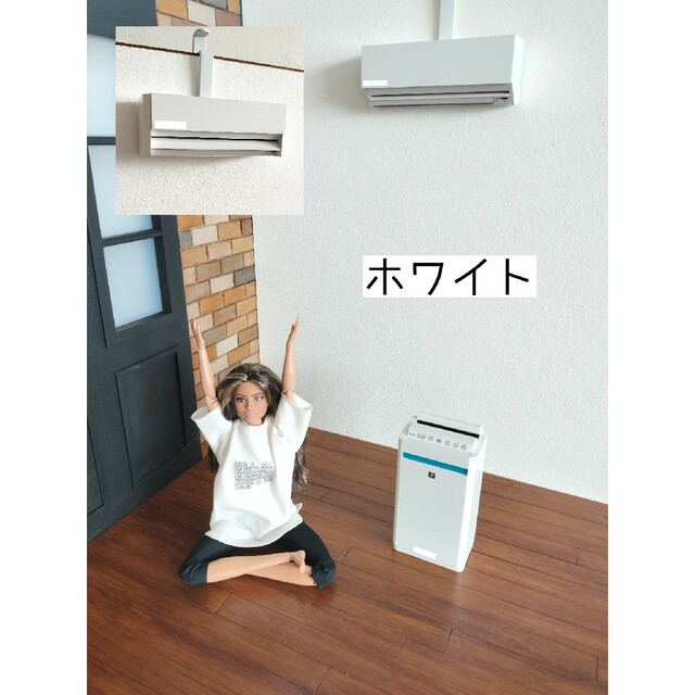 ☆junko様専用☆ミニチュア空気清浄機&エアコン ハンドメイドのおもちゃ(ミニチュア)の商品写真