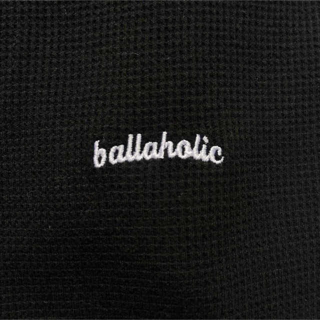 ballaholic(ボーラホリック)の即発送！ballaholicボーラーホリックサーマルロンtシャツブラックLバスケ メンズのトップス(Tシャツ/カットソー(七分/長袖))の商品写真