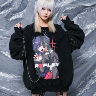 レフレム　白×黒スウェット　新品タグ付き