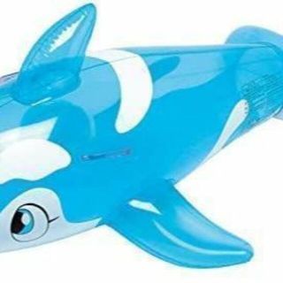 【新品未開封】ミニシャチフロート　夏　海　浮き具　浮き輪　プール　ブルー(マリン/スイミング)