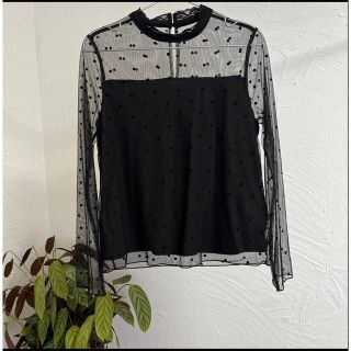 グレイル(GRL)のGRL シースルー トップス(シャツ/ブラウス(長袖/七分))